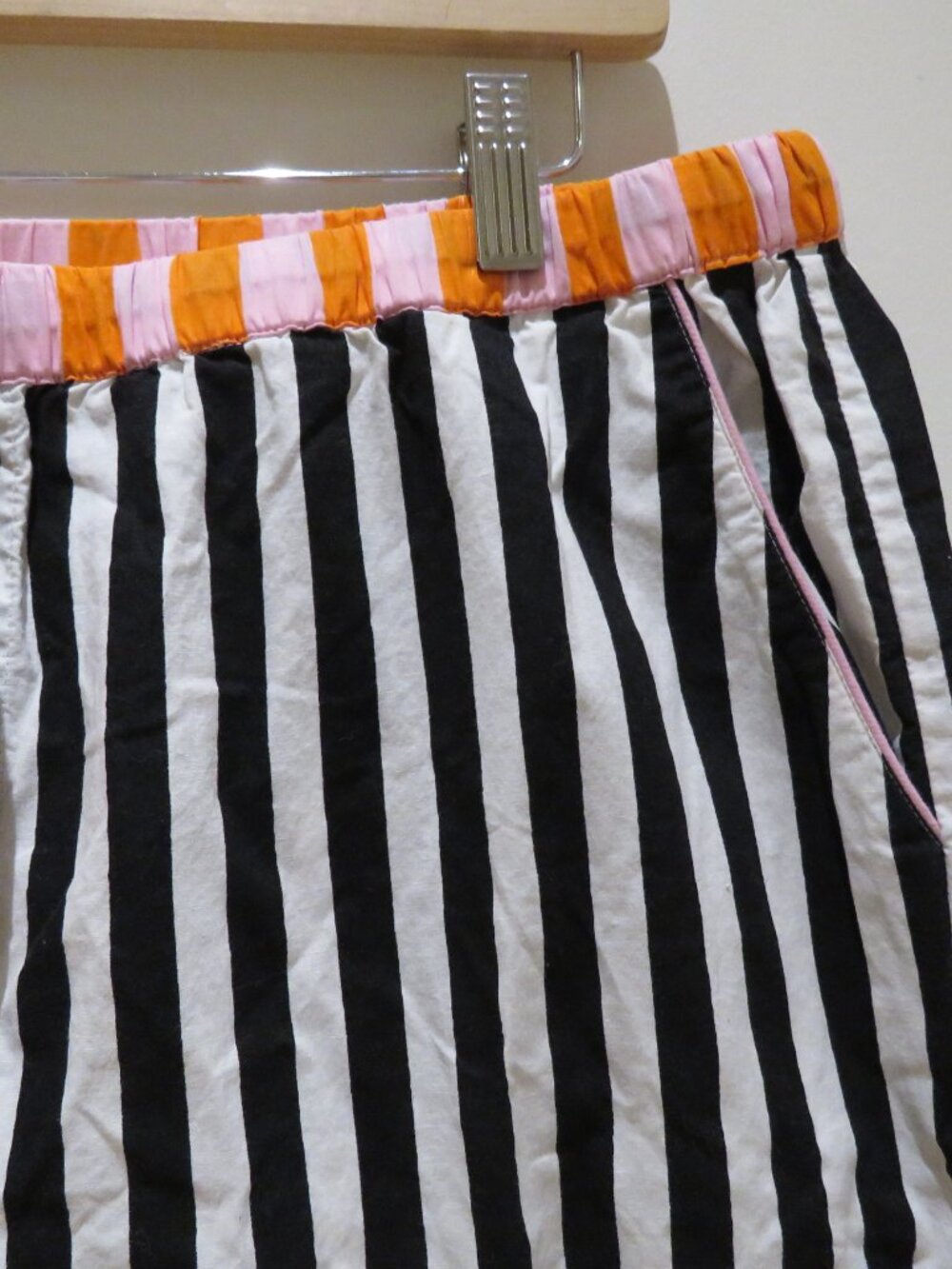 PRINTFRESH Showtime Stripes Colorblock Cotton Pajama Set XL Lounge Quirky - Picture 11 of 13